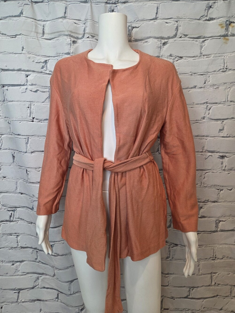St. John Tie Waist Knit Jacket